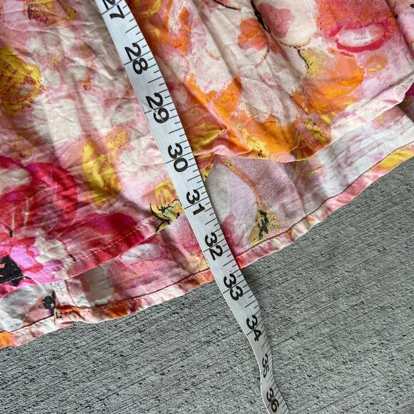 Free People Freddy Tie Mini Dress Women’s Small Fruit Punch Combo Boho Floral - Picture 2 of 5